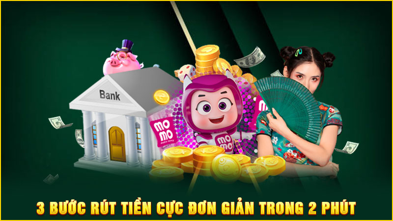 3 bước rút tiền cực đơn giản trong 2 phút